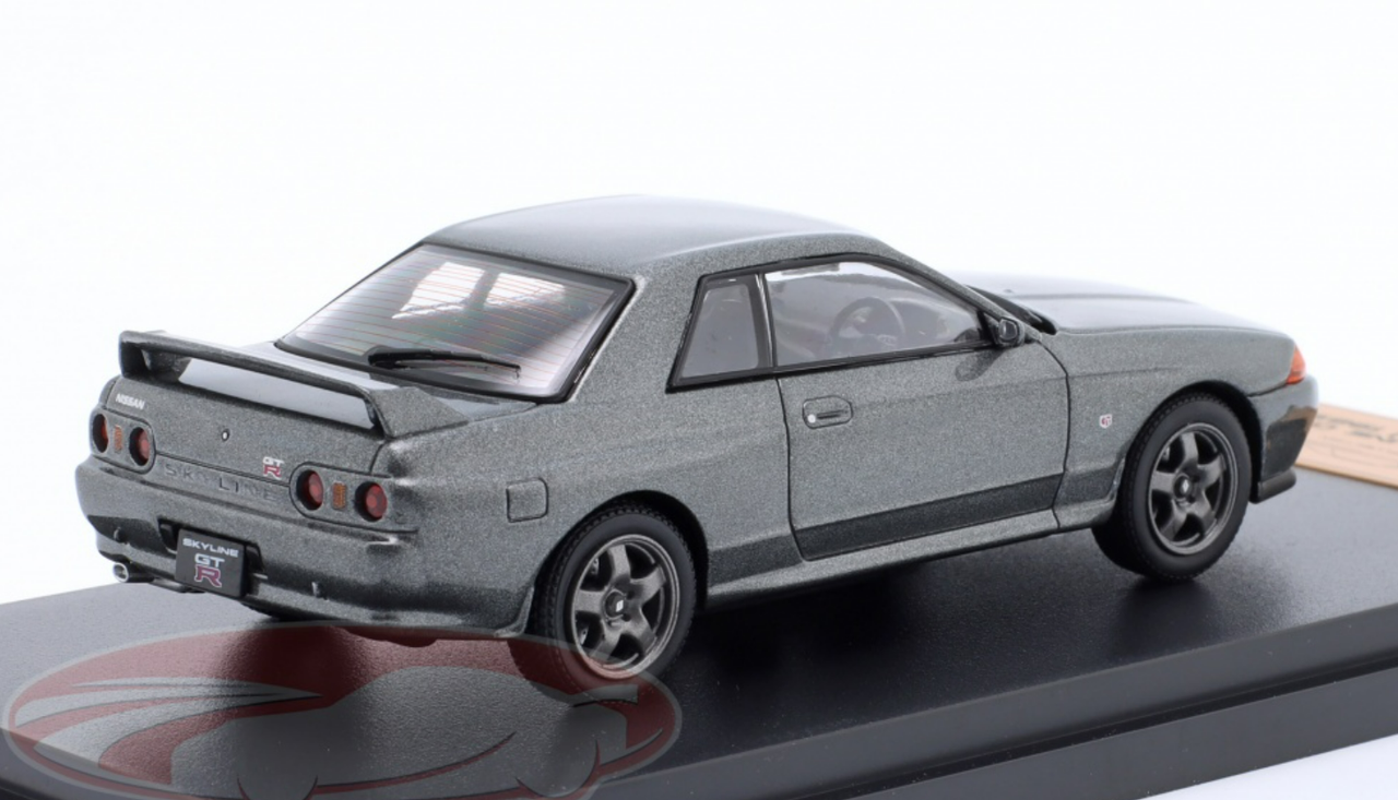 W418 新品 hachette NISSAN SKYLINE GT-R R32 1/43 Hachette 1989 Nissan Skyline GT-R R32 (Grey Metallic