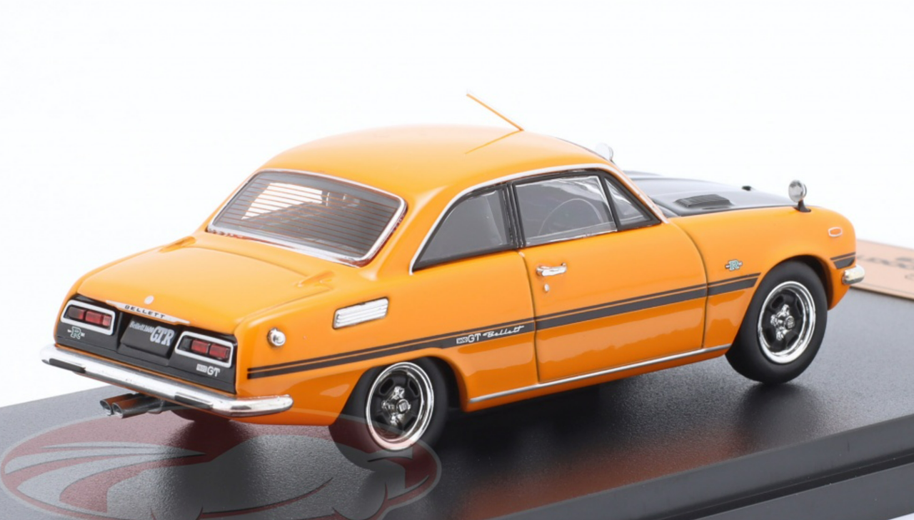 1/43 Hachette 1969 Isuzu Bellett 1600GT Typer (Orange & Black) Car Model