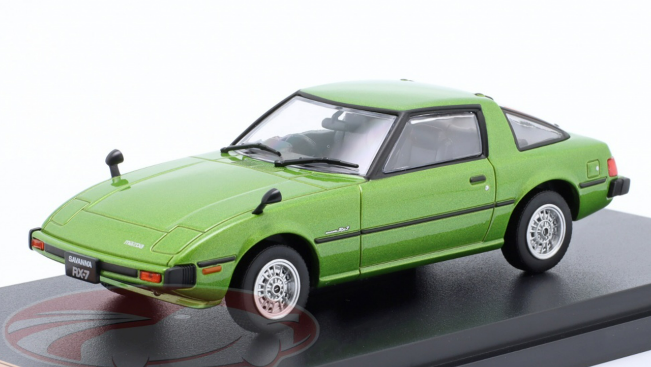 1/43 Hachette 1978 Mazda RX-7 Savanna (Green) Car Model