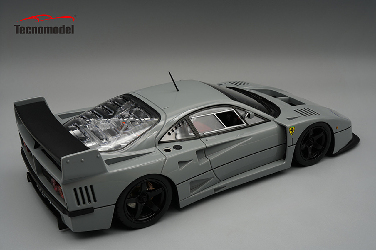 【©️】 1/18 Tecnomodel Ferrari F40 LM 1996 Press Version Grigio