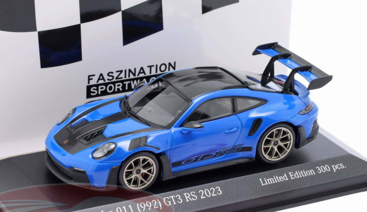 1/43 Minichamps 2023 Porsche 911 (992) GT3 RS Weissach Package (Blue ...