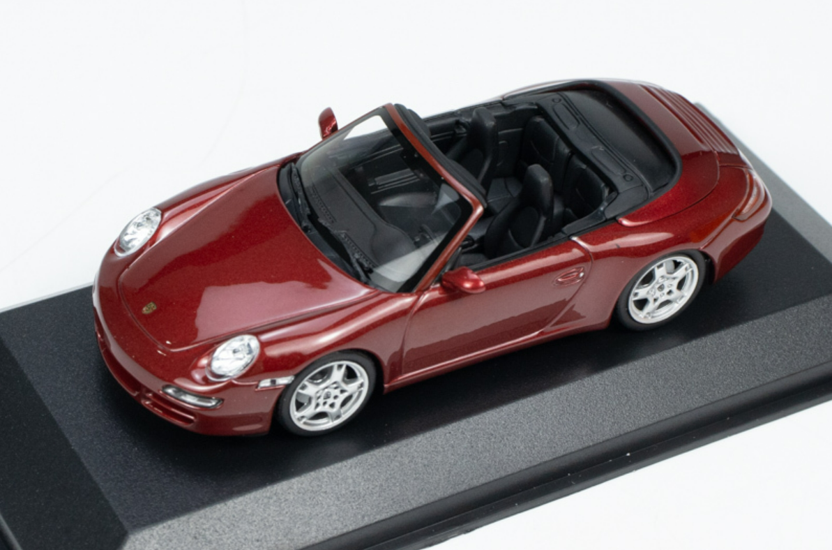 Modèle réduit Porsche 911 (997.1) Carrera S Cabriolet 2005, Blue