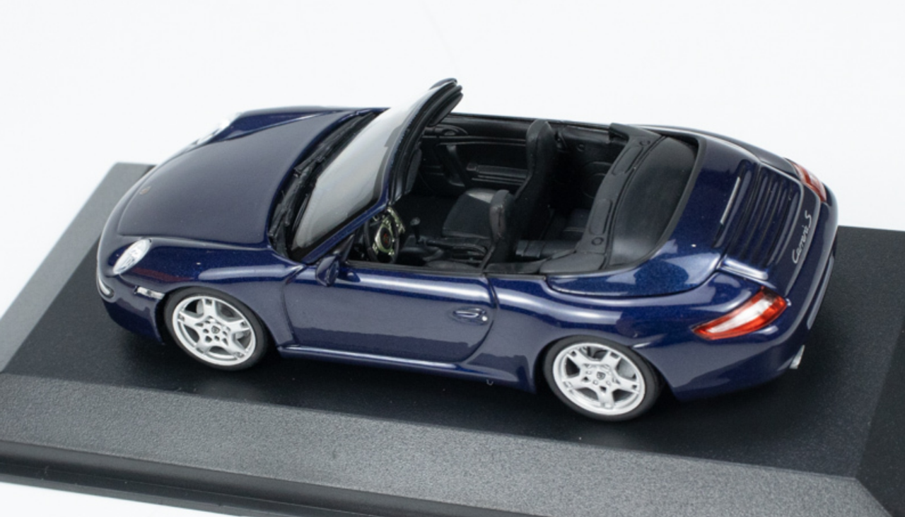 1/43 Minichamps 2005 Porsche 911 (997) Carrera S Cabriolet (Dark Blue Metallic) Car Model