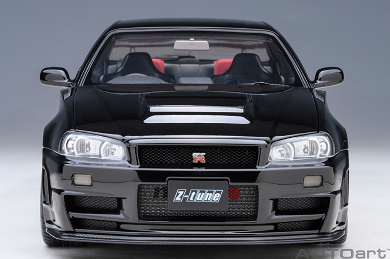 1/18 AUTOart Nissan Skyline GT-R GTR R34 Nismo Z-Tune (Black Pearl) Car Model