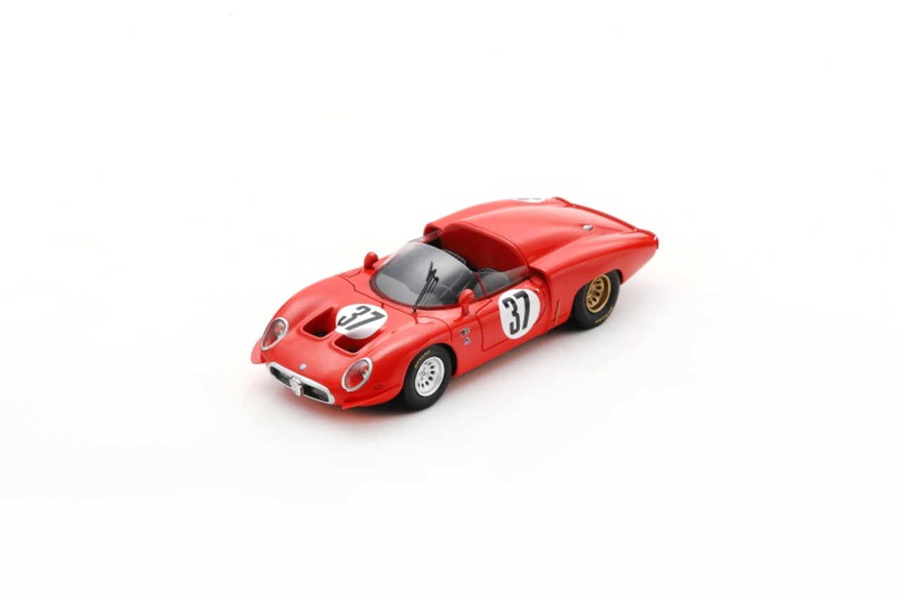 1/43 Spark Alfa Romeo 33 No.37 Test Days Le Mans 1967 Car Model