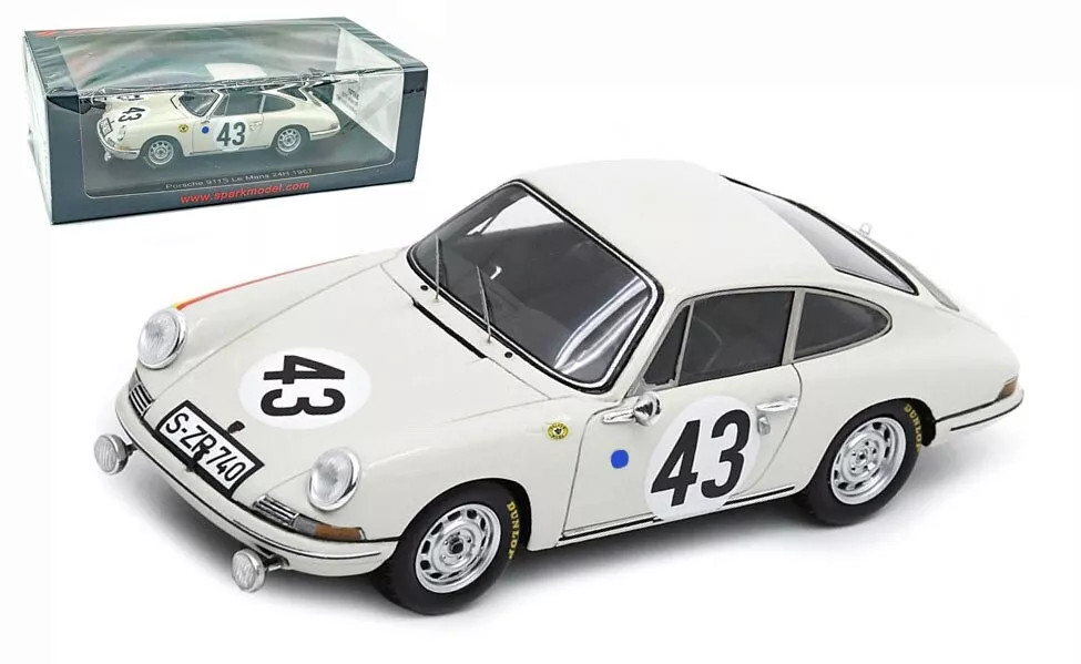1/43 Spark Porsche 911S No.43 Le Mans 24H 1967 FRANC - A