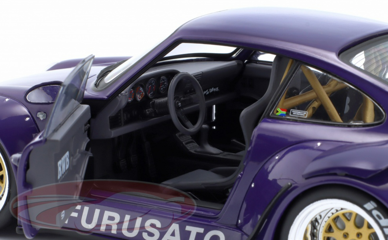 1/18 Werk83 Porsche 911 (993) RWB Rauh-Welt Furusato Sidney Hoffmann  (Purple) Diecast Car Model