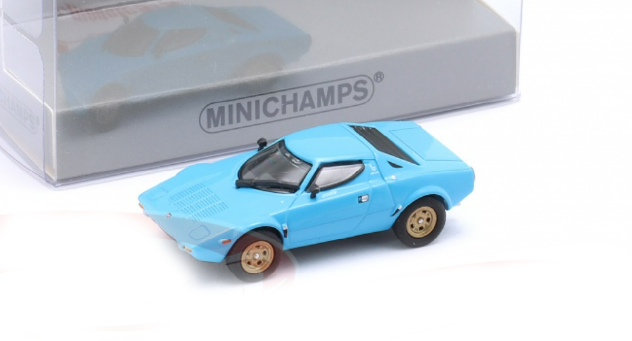 1/87 Minichamps 1974 Lancia Stratos (Light Blue) Car Model