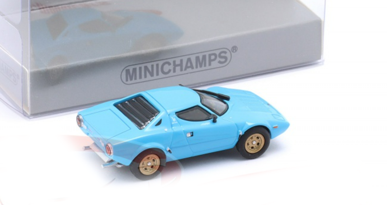 1/87 Minichamps 1974 Lancia Stratos (Light Blue) Car Model