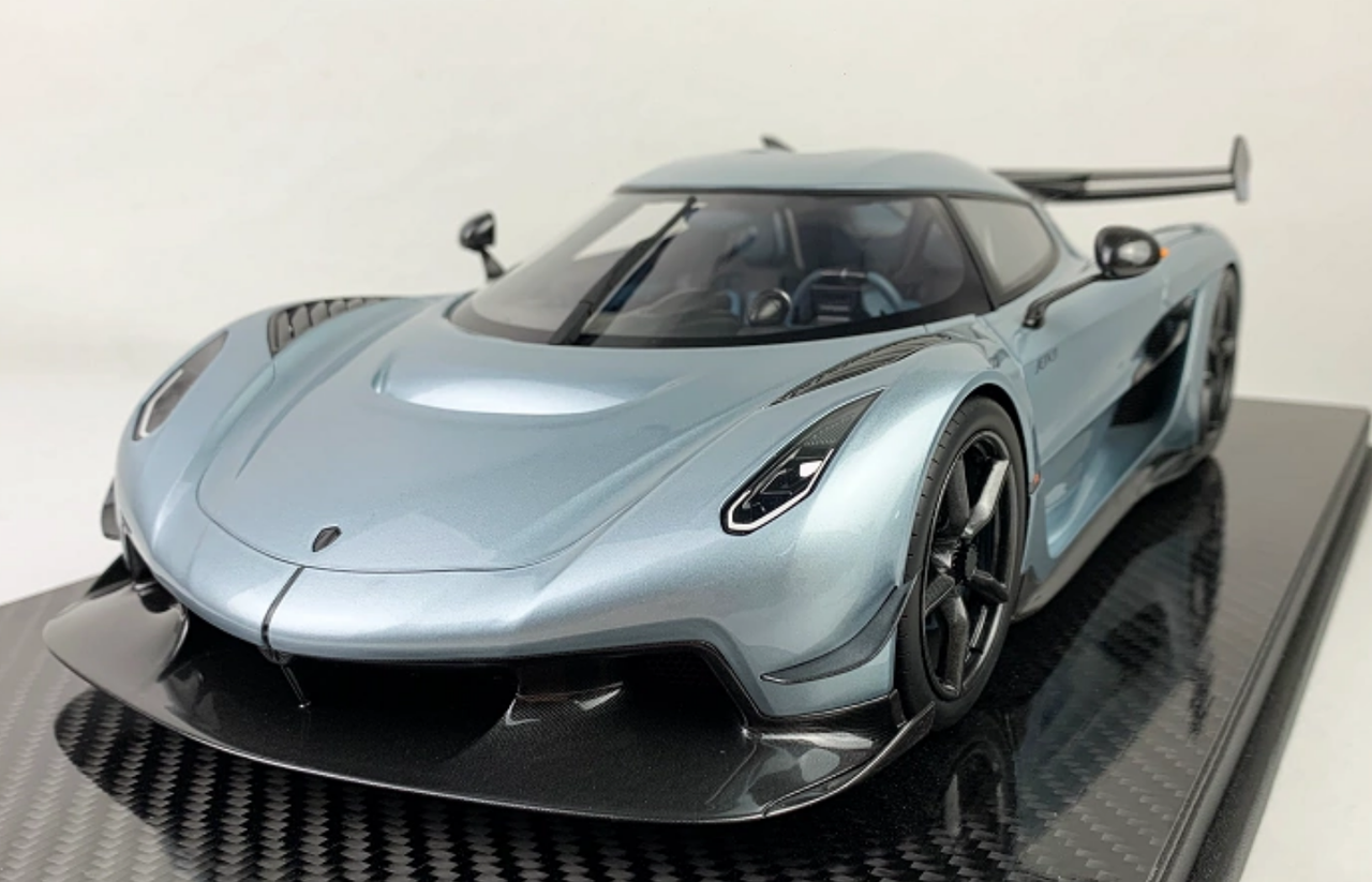 1/12 koenigsegg Jesko Attack (Horizon Blue) Car Model