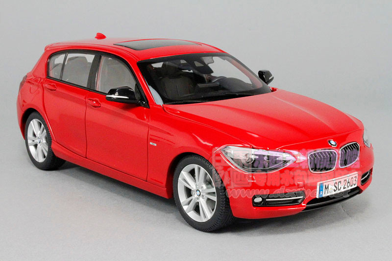 1/18 2011 BMW F20 1 Series 125i 120i (Red) Diecast Car Model