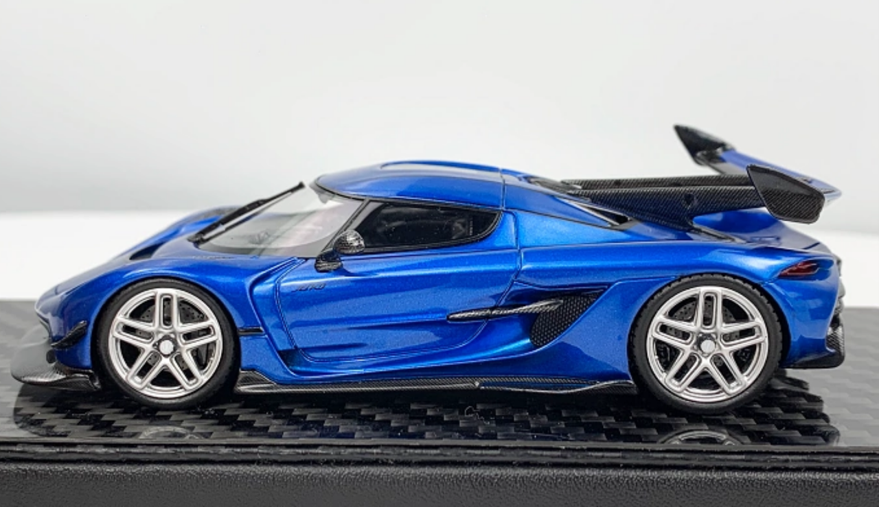 Modèle Réduit 1:43 Koenigsegg Jesko 2021 - Bleu Imperial - Solido - Neuf