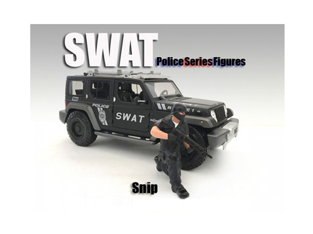 SWAT Team Snip Figure For 1/24 Scale Models by American Diorama