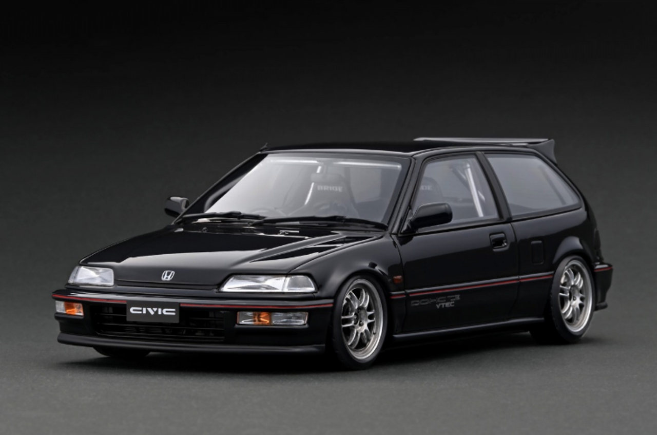 1/18 Ignition Model Honda CIVIC (EF9) SiR Black (Limited 80 Pieces)