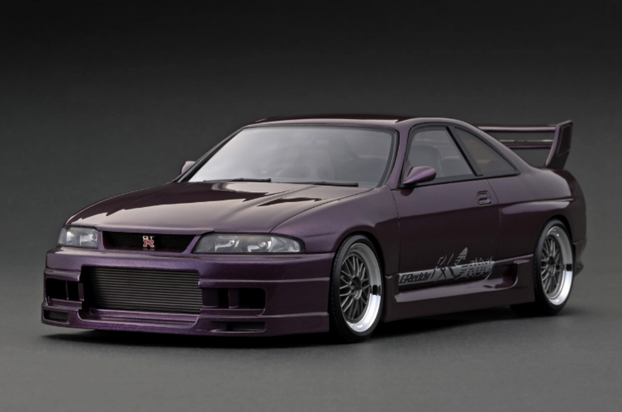 1/18 Ignition Model Nissan GReddy GT-R (BCNR33) Midnight Purple (Limited 80 Pieces)