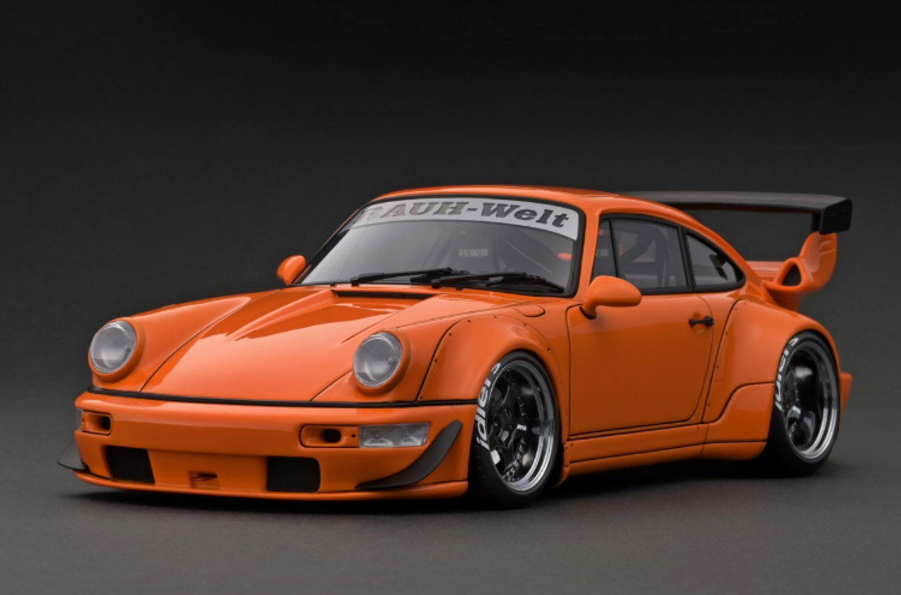 1/18 Ignition Model Porsche RWB 964 Orange (Limited 80 Pieces 