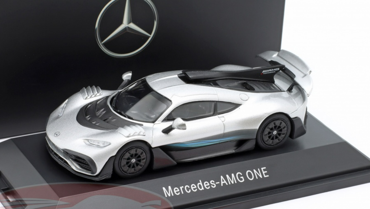 1/43 Dealer Edition 2023 Mercedes-Benz AMG ONE (C298) Race Version (Silver) Car Model