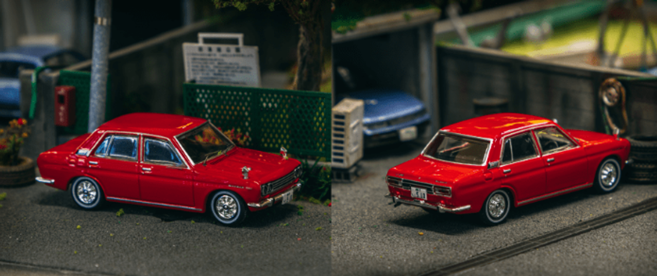 1/64 Tarmac Works Datsun BLUEBIRD 1600SSS (P510) Red 