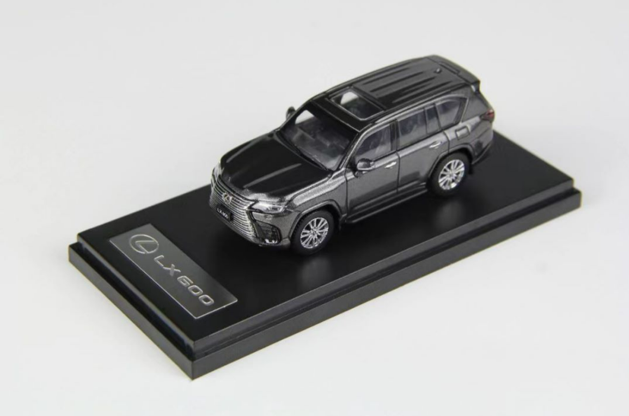 1/64 LCD Model Lexus LX600 Grey Diecast Car Model