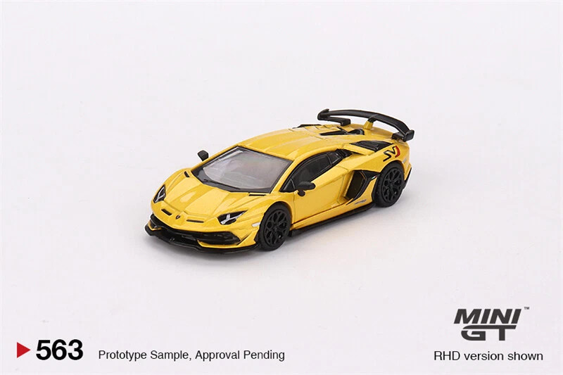 MINI GT Lamborghini Aventador SVJ　L 1/64 Mini GT Lamborghini Aventador SVJ (Giallo Orion Yellow