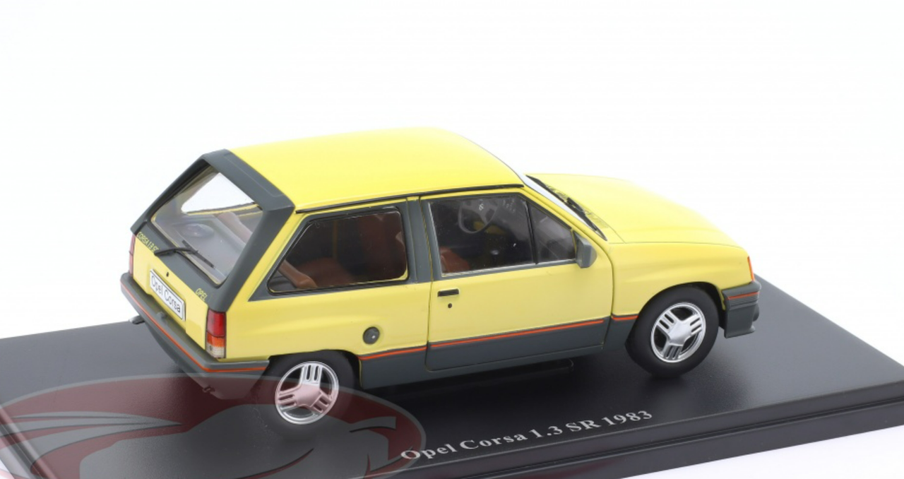 1/24 Hachette 1983 Opel Corsa 1.3 SR (Yellow) Car Model
