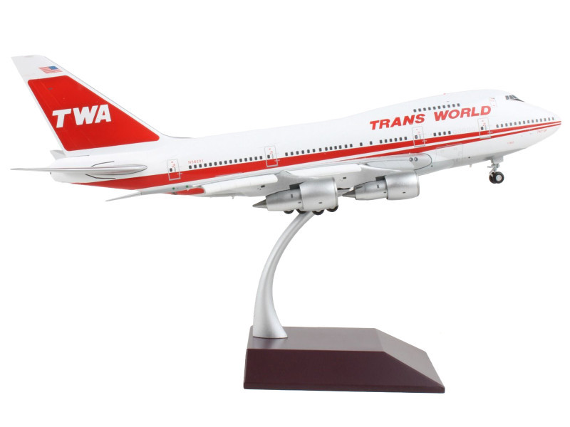 Boeing 747SP Commercial Aircraft with Flaps Down 