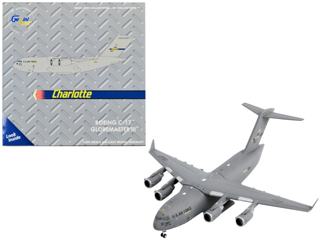 Boeing C-17 Globemaster III 1/400 グロマス C-17A Globemaster III 1:400 Diecast Model - GeminiJets GJ