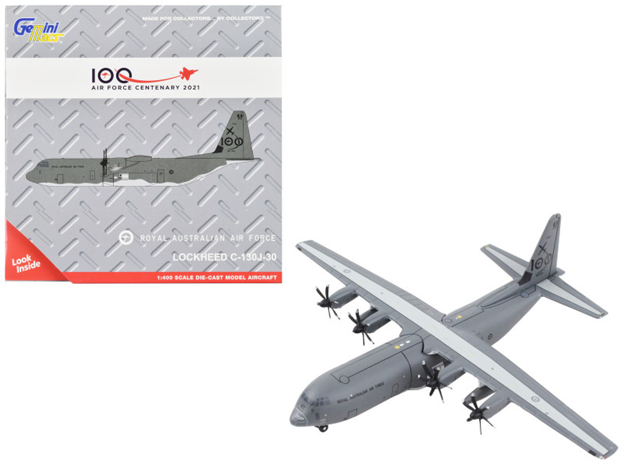 航空機・ヘリコプター Gemini 200 LOCKHEED C-130J 1/200 C-130J Super Hercules 1:200 Diecast Model - GeminiJets GJ