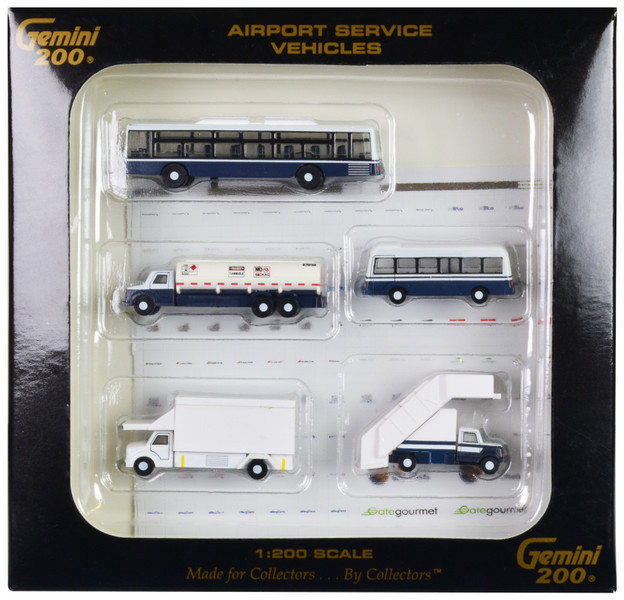 Airport Service Vehicles Set of 5 pieces 