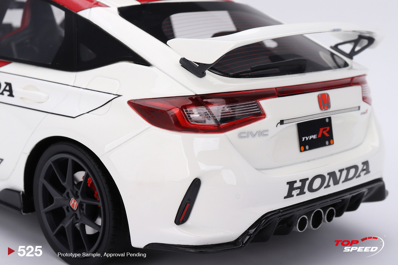 1/18 TOPSPEED Honda Civic TYPE R #1 2023 Pace Car Red