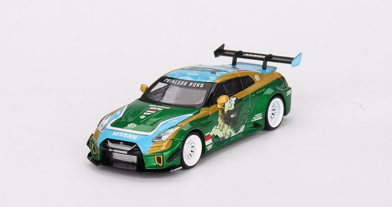 1/64 Mini GT Nissan Skyline GT-R R35 LB WORKS GT Nissan 35GT-RR Ver.2 “RORO” Diecast Car Model 