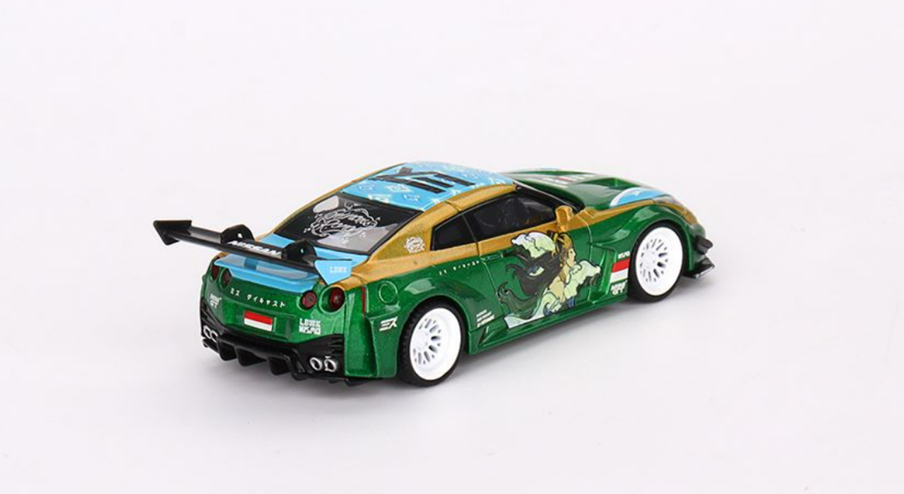 1/64 Mini GT Nissan Skyline GT-R R35 LB WORKS GT Nissan 35GT-RR Ver.2 “RORO” Diecast Car Model 