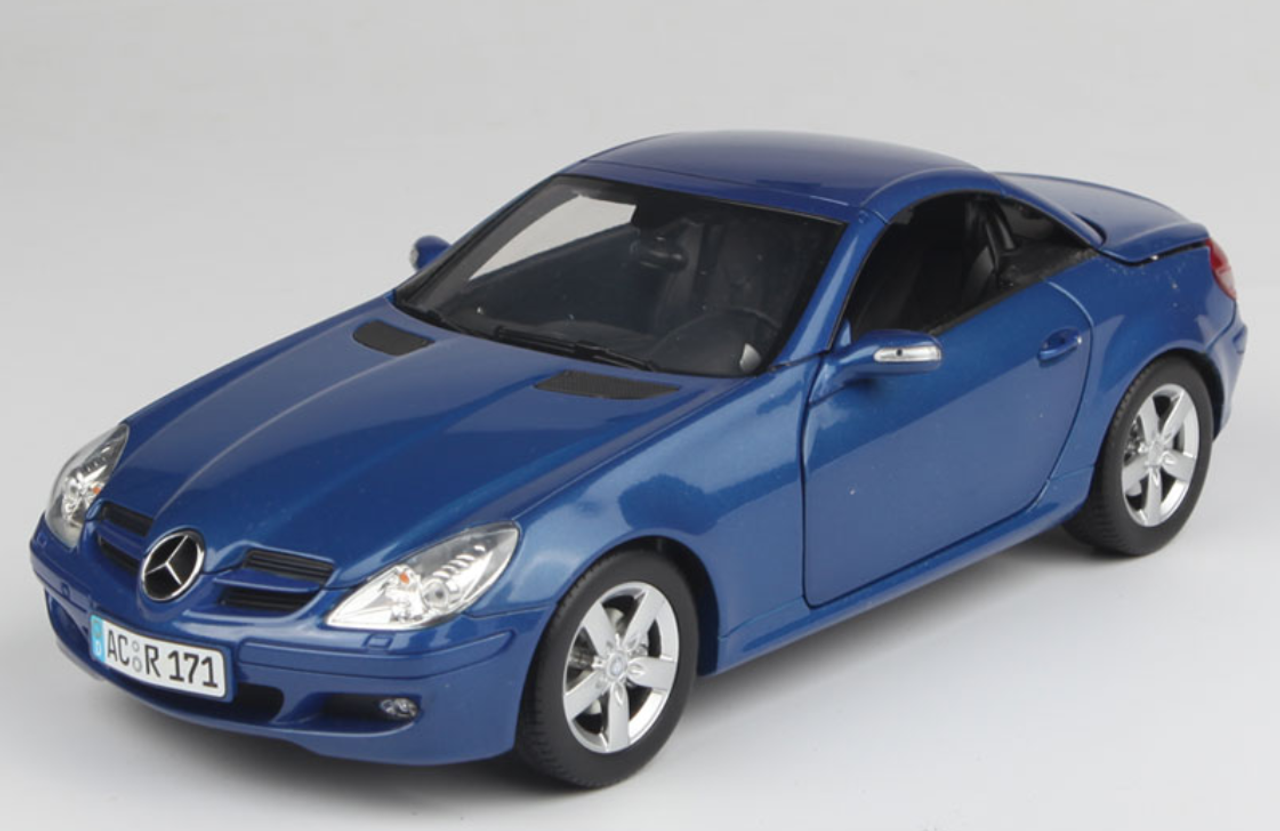 1/18 Minichamps Mercedes-Benz Mercedes SLK-Class SLK-Klasse Convertible  (Blue) Diecast Car Model