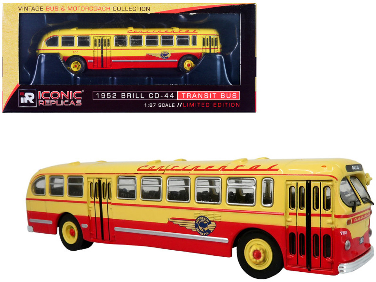 1952 CCF-Brill CD-44 Transit Bus Continental Trailways