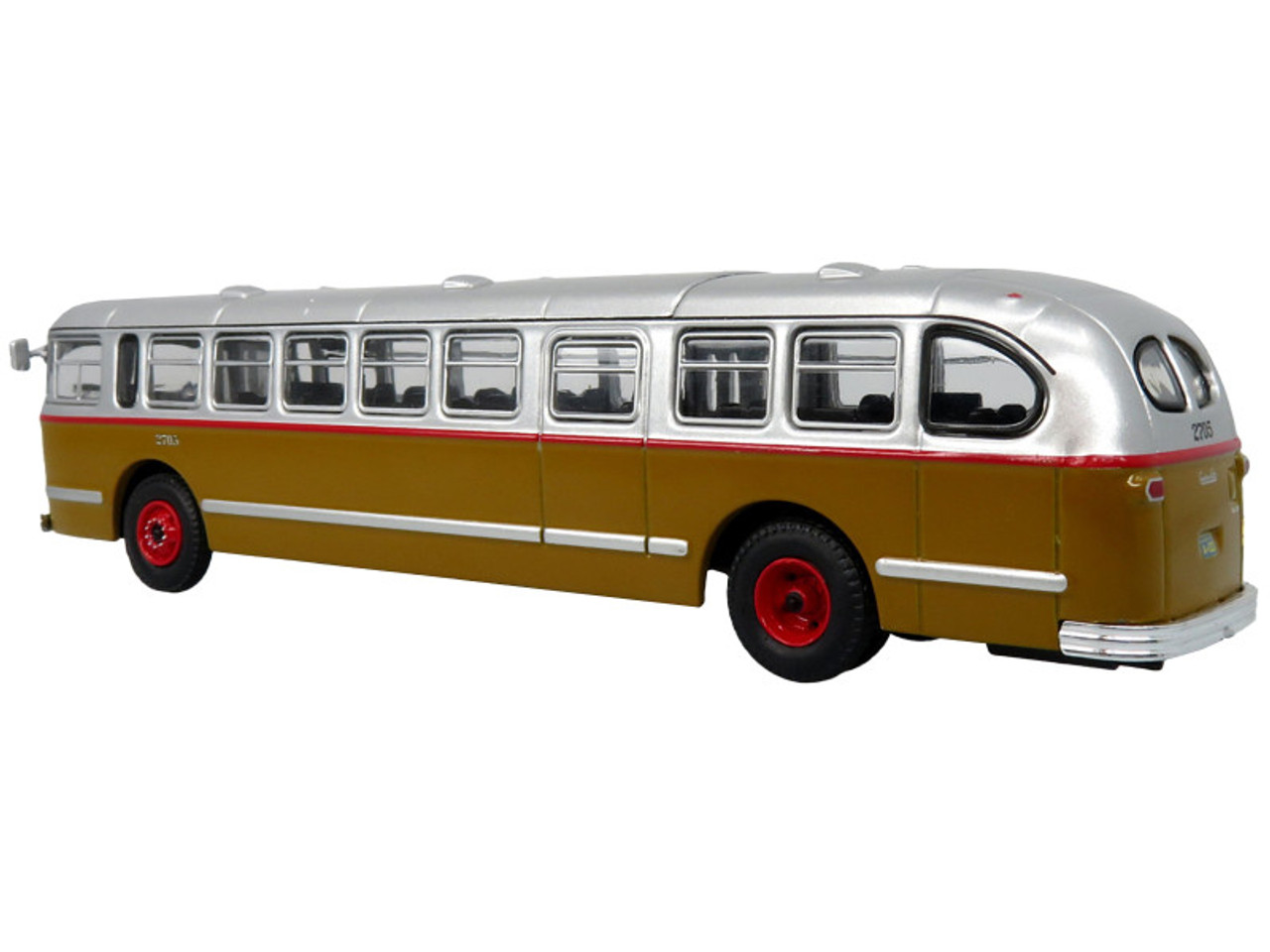 1952 CCF-Brill CD-44 Transit Bus STM (Societe de Transport de Montreal) "S-Laurent" "Vintage Bus & Motorcoach Collection" 1/87 (HO) Diecast Model by Iconic Replicas