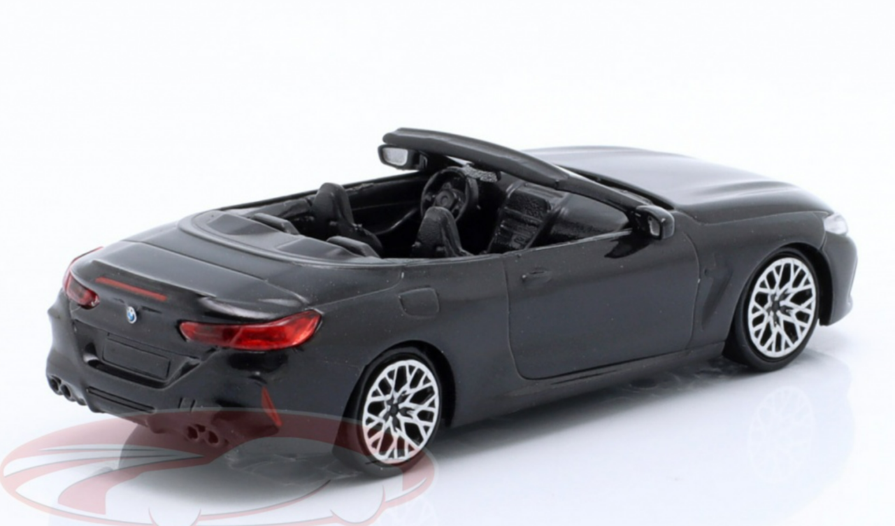 1/87 Minichamps 2019 BMW M8 Cabriolet (G14) (Black Metallic) Car Model