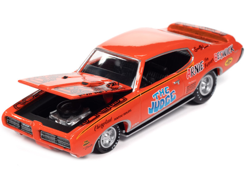 1969 Pontiac GTO Orange with Graphics 