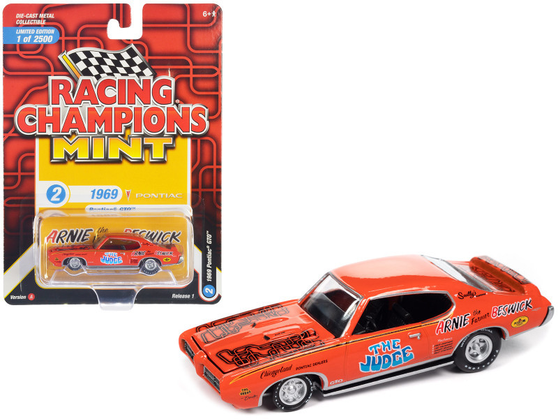 1969 Pontiac GTO Orange with Graphics 