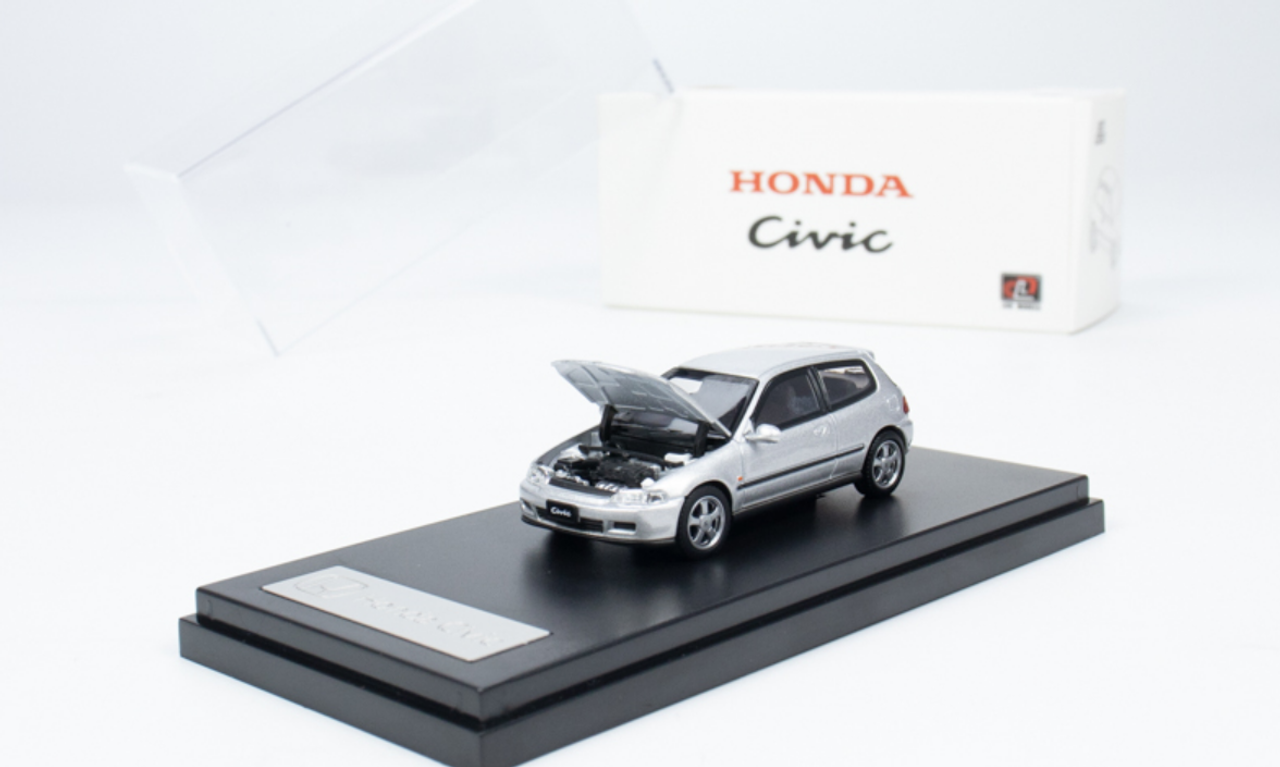 1/64 LCD Honda CIVIC SiR II(EG6) Silver Diecast Car Model