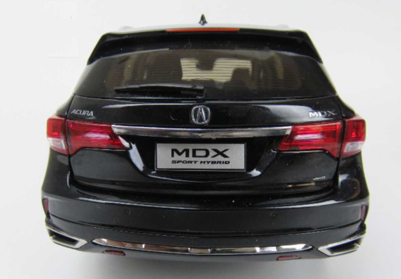 1/18 Dealer Edition 2018 Acura MDX (Black) Diecast Car Model