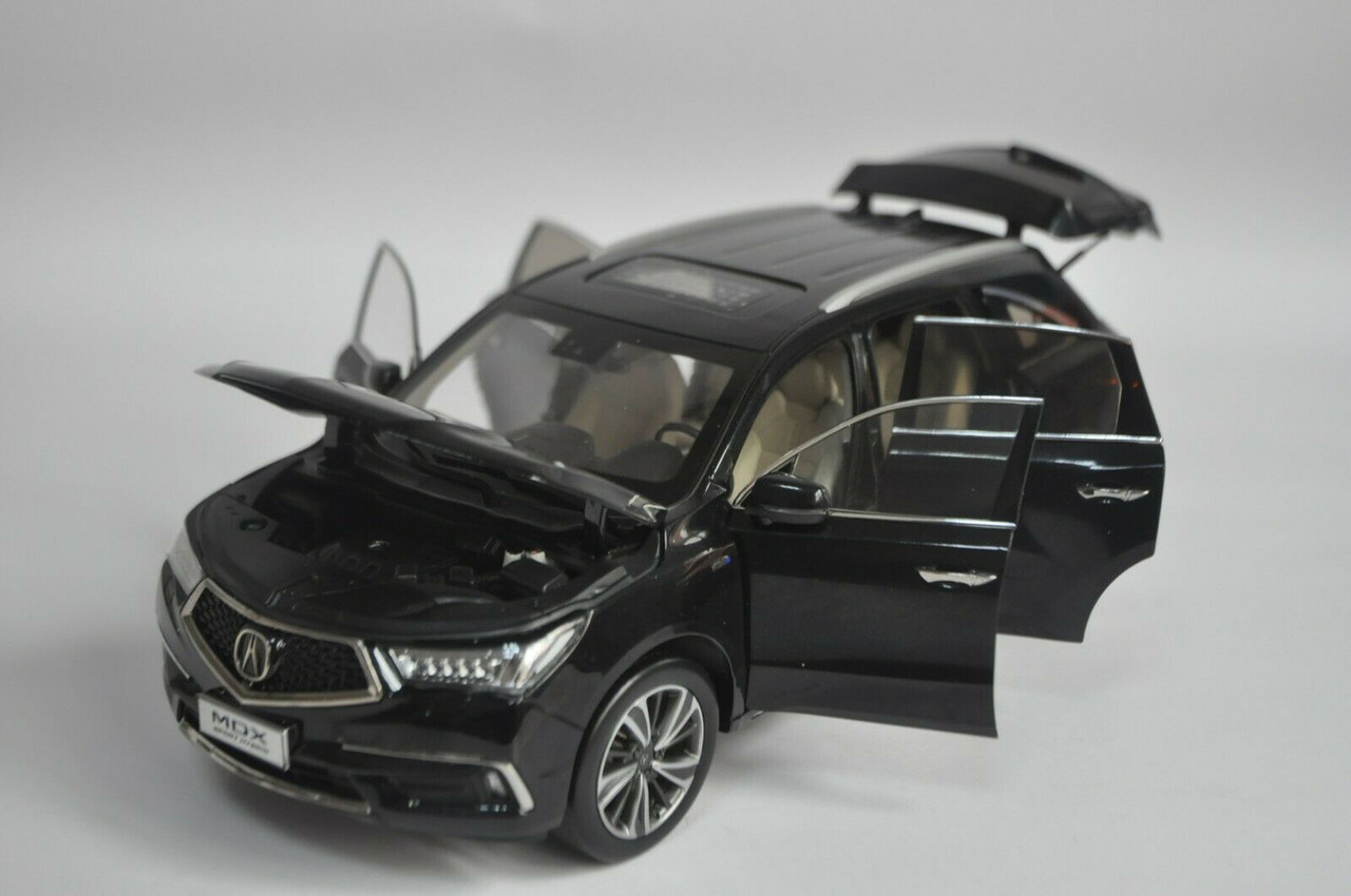 1/18 Dealer Edition 2018 Acura MDX (Black) Diecast Car Model