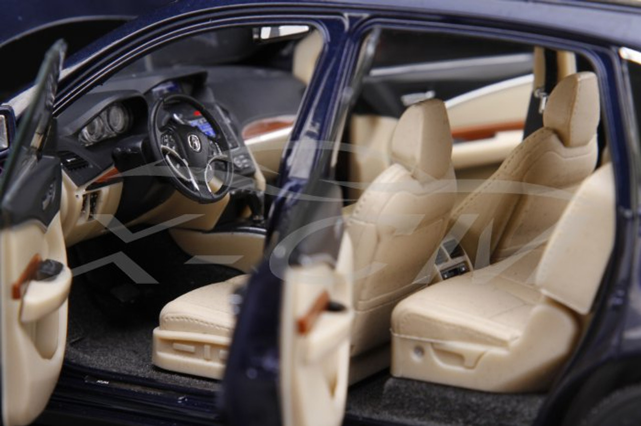 1/18 Dealer Edition 2015 Acura MDX (Blue) Diecast Car Model