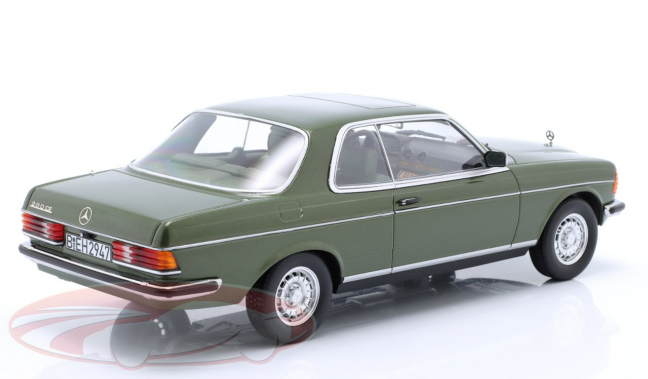 1/18 Norev 1980 Mercedes-Benz 280 CE (C123) (Green Metallic) Car Model