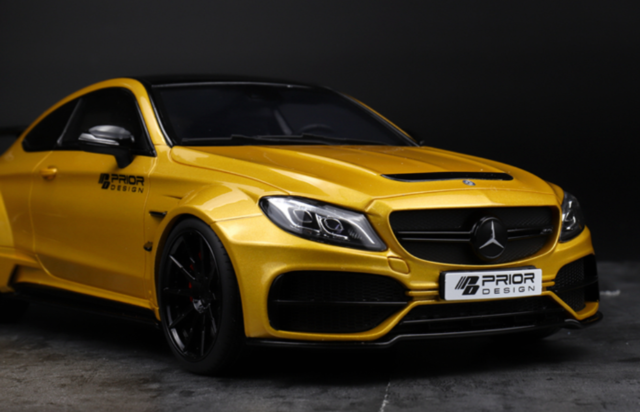 1 18 Gt Spirit Gtspirit Mercedes Benz Mercedes C Class C Klasse C63 Amg Coupe Prior Design Pd65cc Resin Car Model Livecarmodel Com