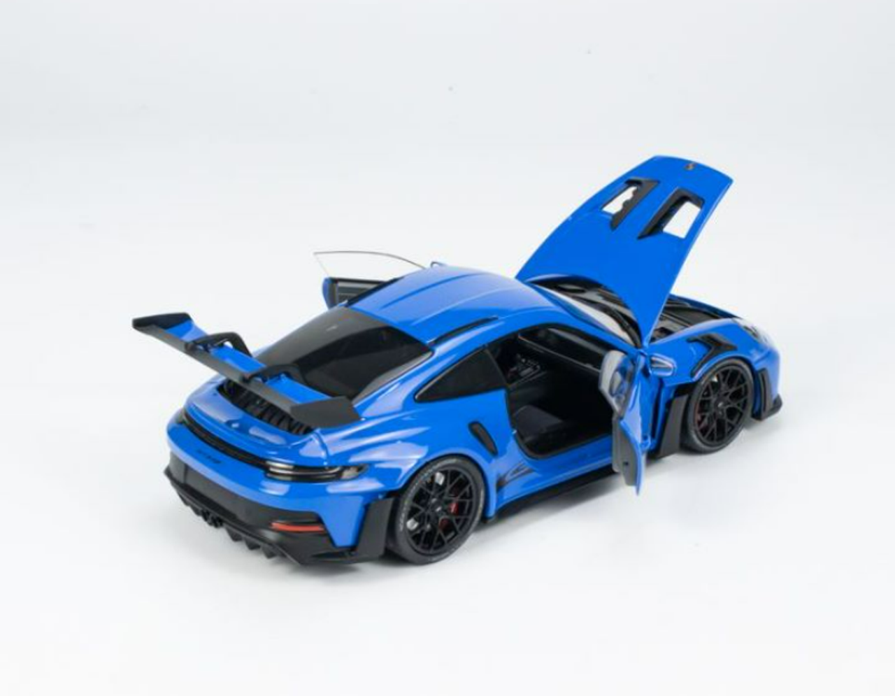 1/18 Minichamps 2022 Porsche 911 (992) GT3 RS (Blue with Black Wheels) Diecast Car Model