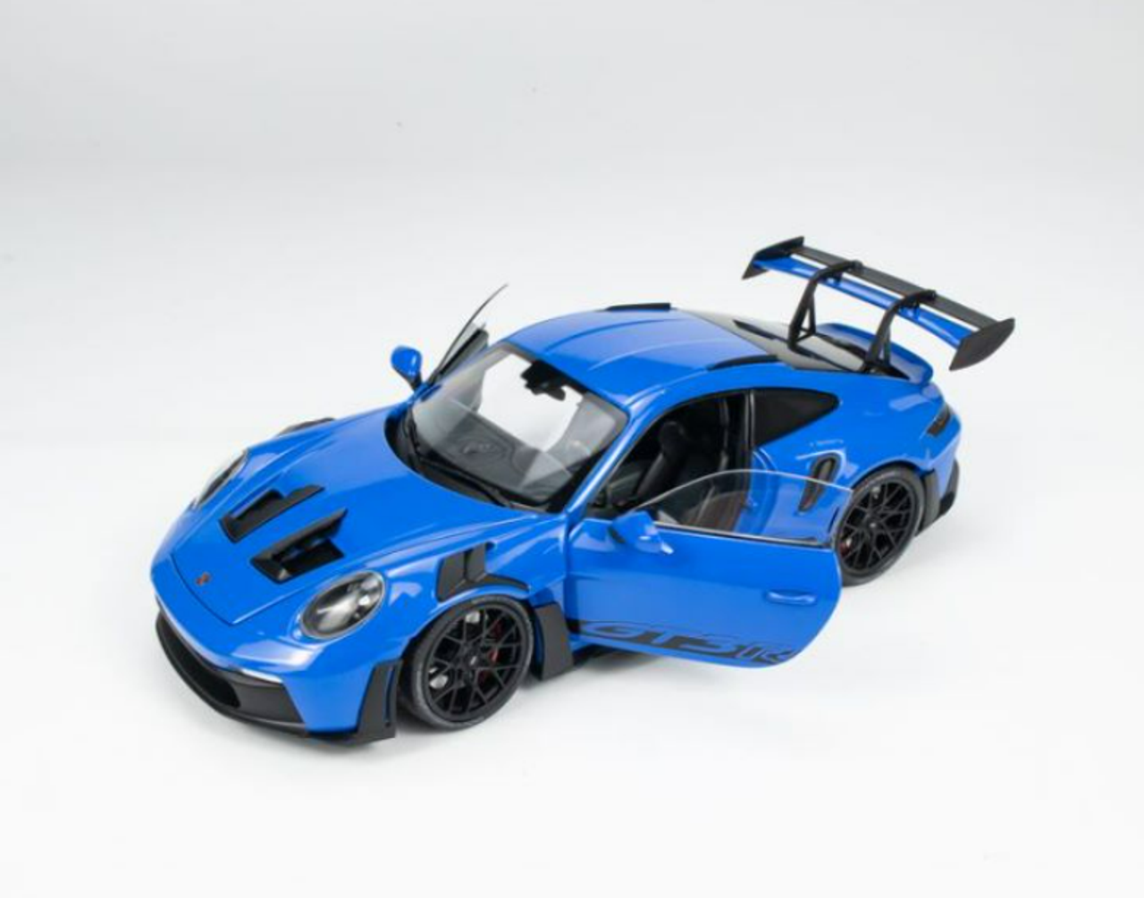 1/18 Minichamps 2022 Porsche 911 (992) GT3 RS (Blue with Black Wheels) Diecast Car Model