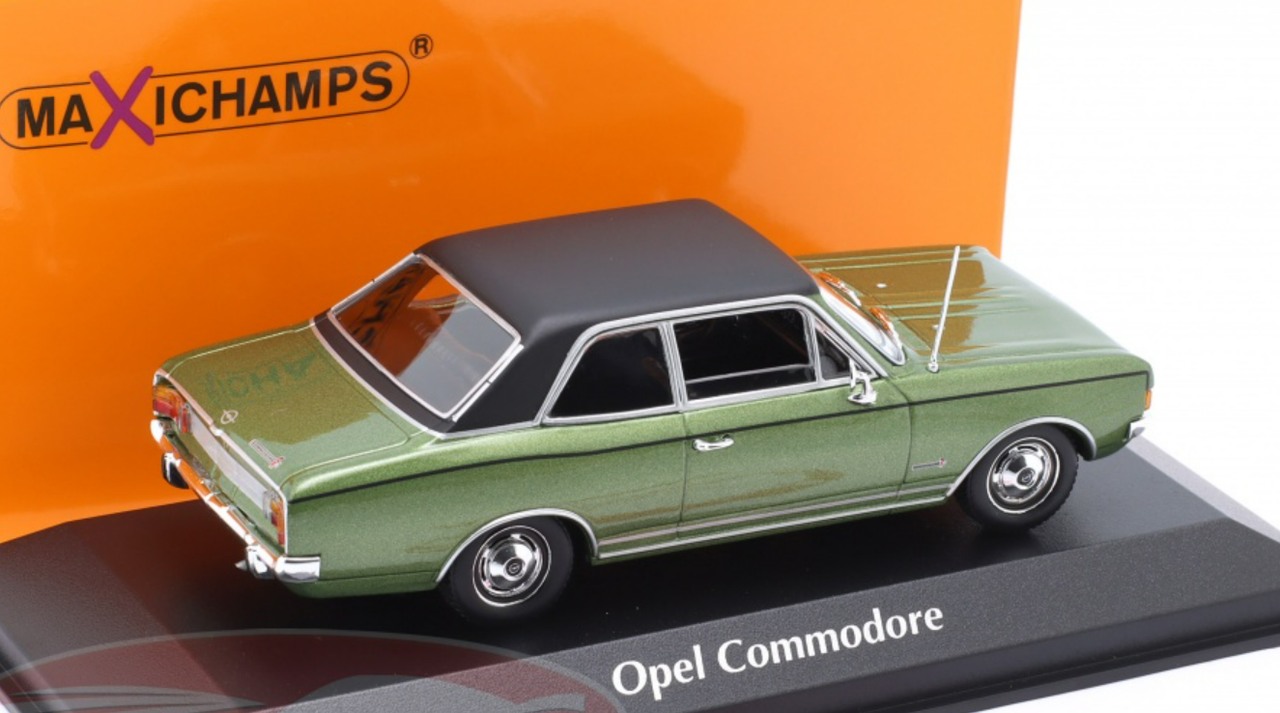 1/43 Minichamps 1970 Opel Commodore A (Green Metallic) Car Model