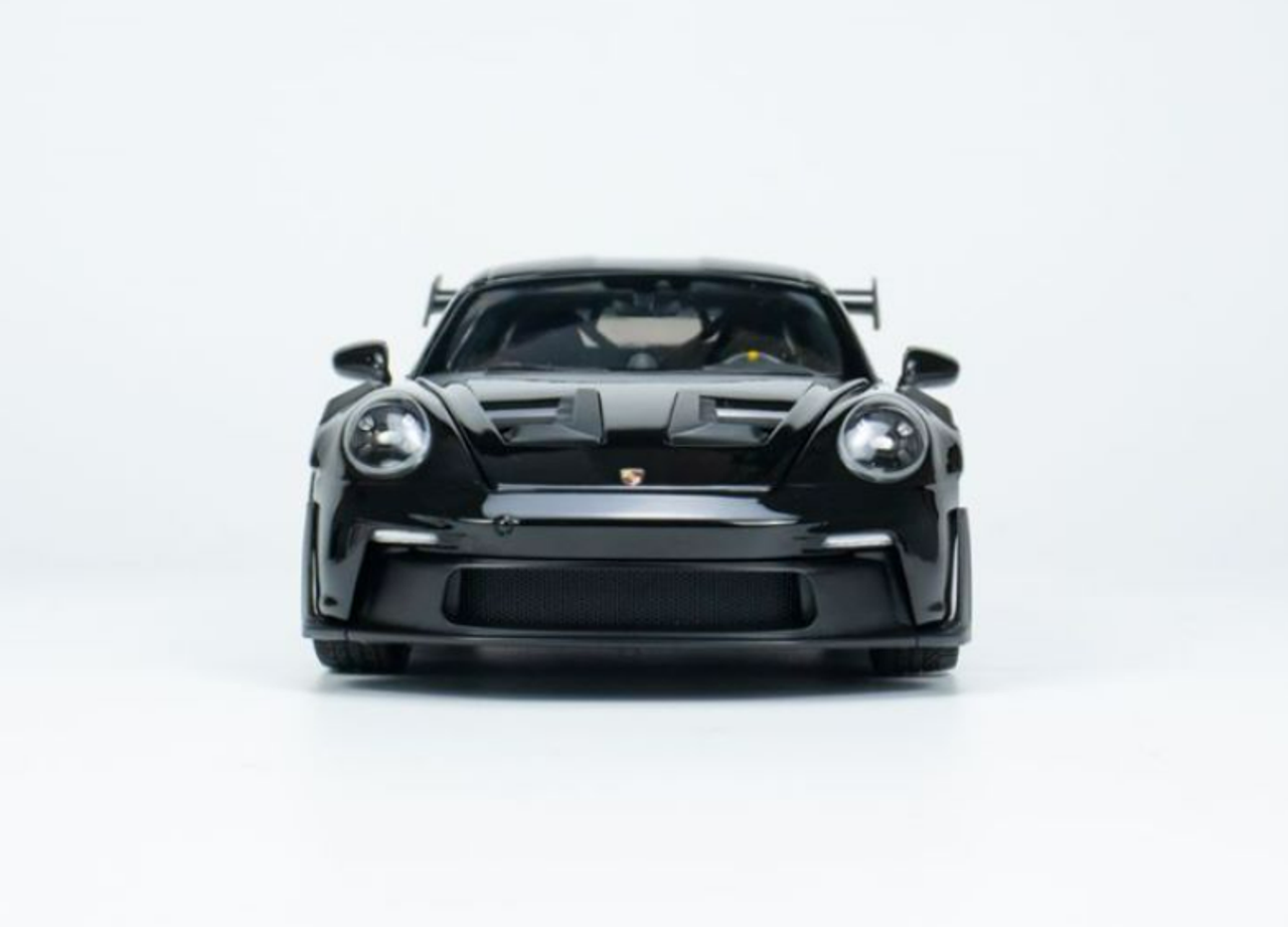 1/18 Minichamps PORSCHE 911 (992) GT3 RS - 2022 -BLACK W BLACK WHEELS CLDC Exclusive Diecast Car Model (Limited 500 Pieces)