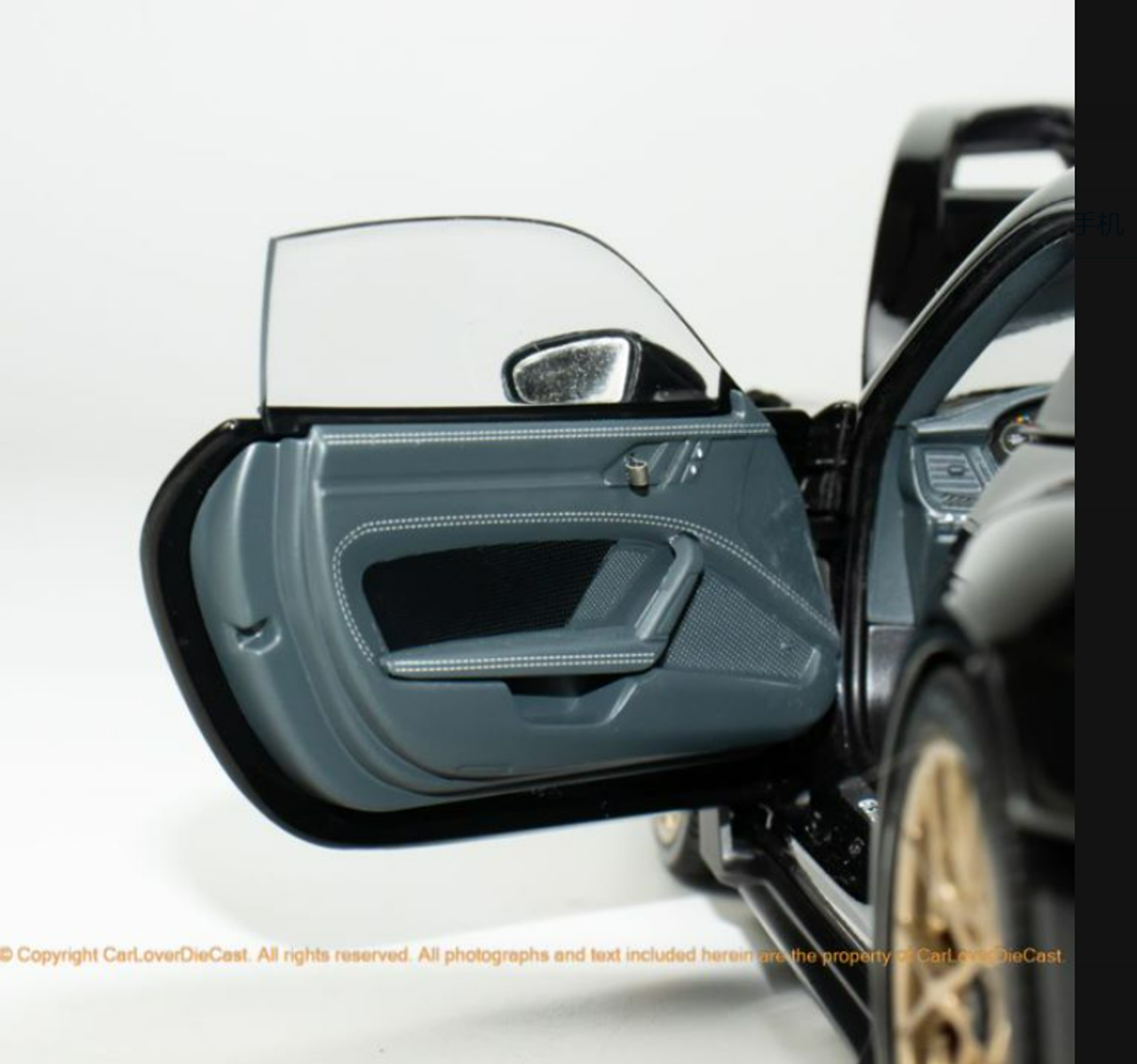 1/18 Minichamps PORSCHE 911 (992) GT3 RS - 2022 -BLACK W BLACK WHEELS CLDC Exclusive Diecast Car Model (Limited 500 Pieces)