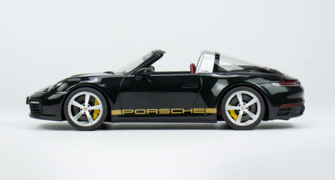 1/18 GT Spirit Porsche 911 (992) Targa 4 (Metallic Green) Car Model Limited